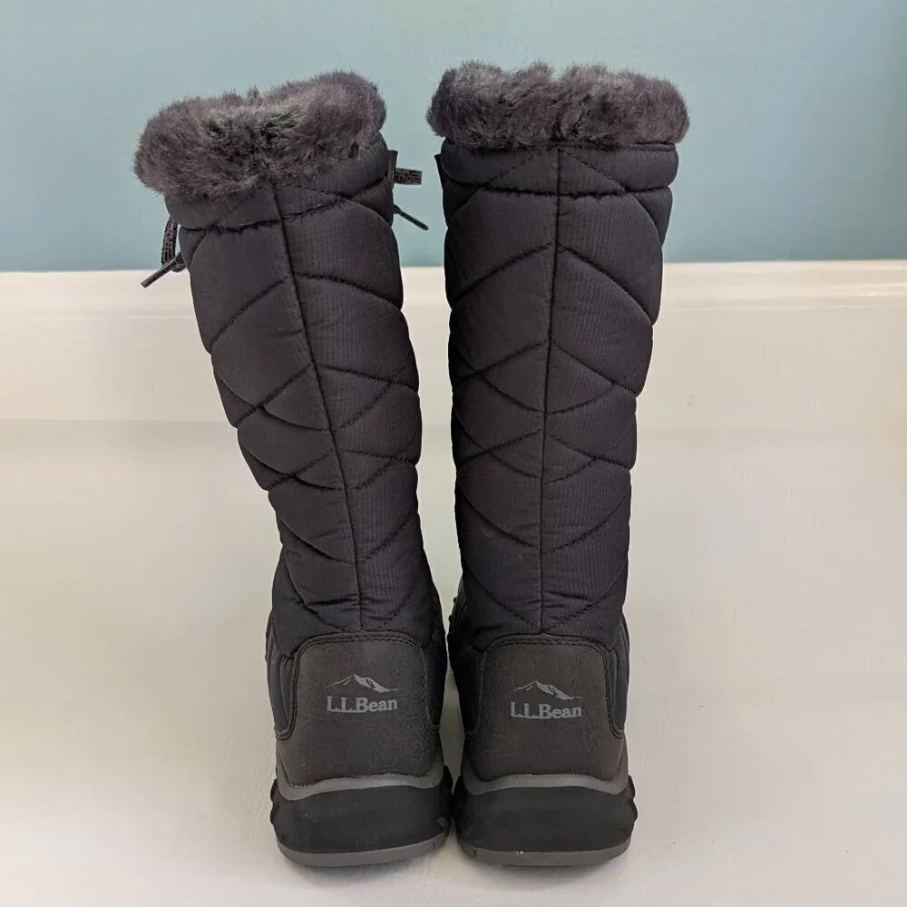 L.L.Bean Snowfield Women's Tall Quilted Boots Size 6